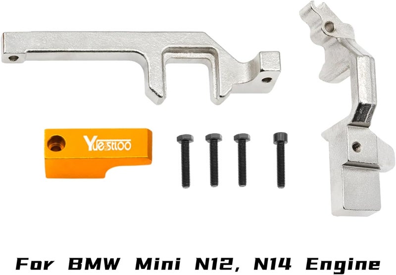 Yuesstloo Engine Camshaft Alignment Locking Timing Tool Kit Compatible with BMW Mini Cooper N12 N14, with Carrying Case & Gloves - Image 4